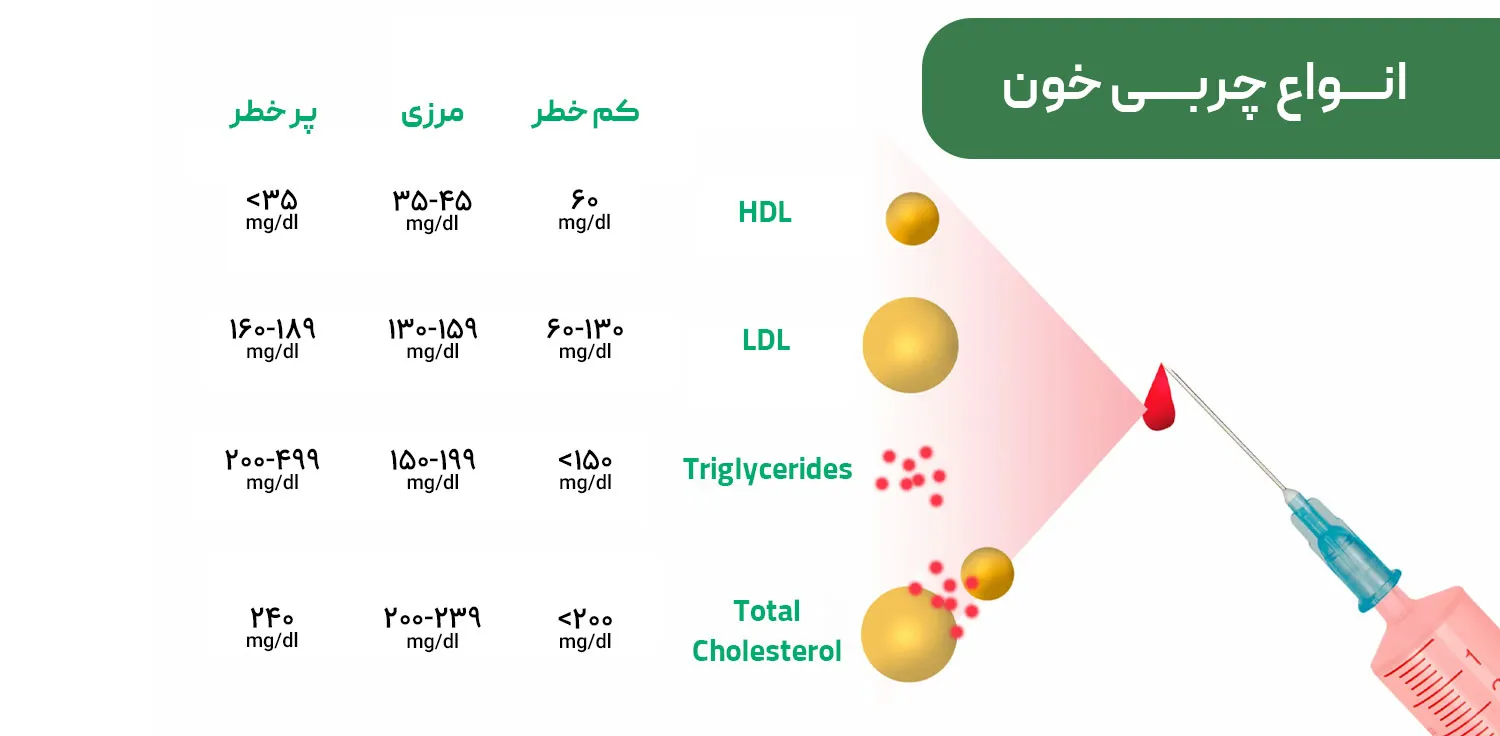 انواع چربی خون