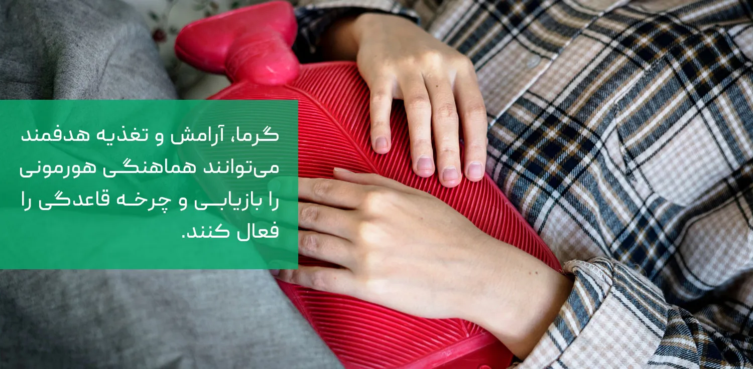 روش های خانگی فوری برای پریود شدن