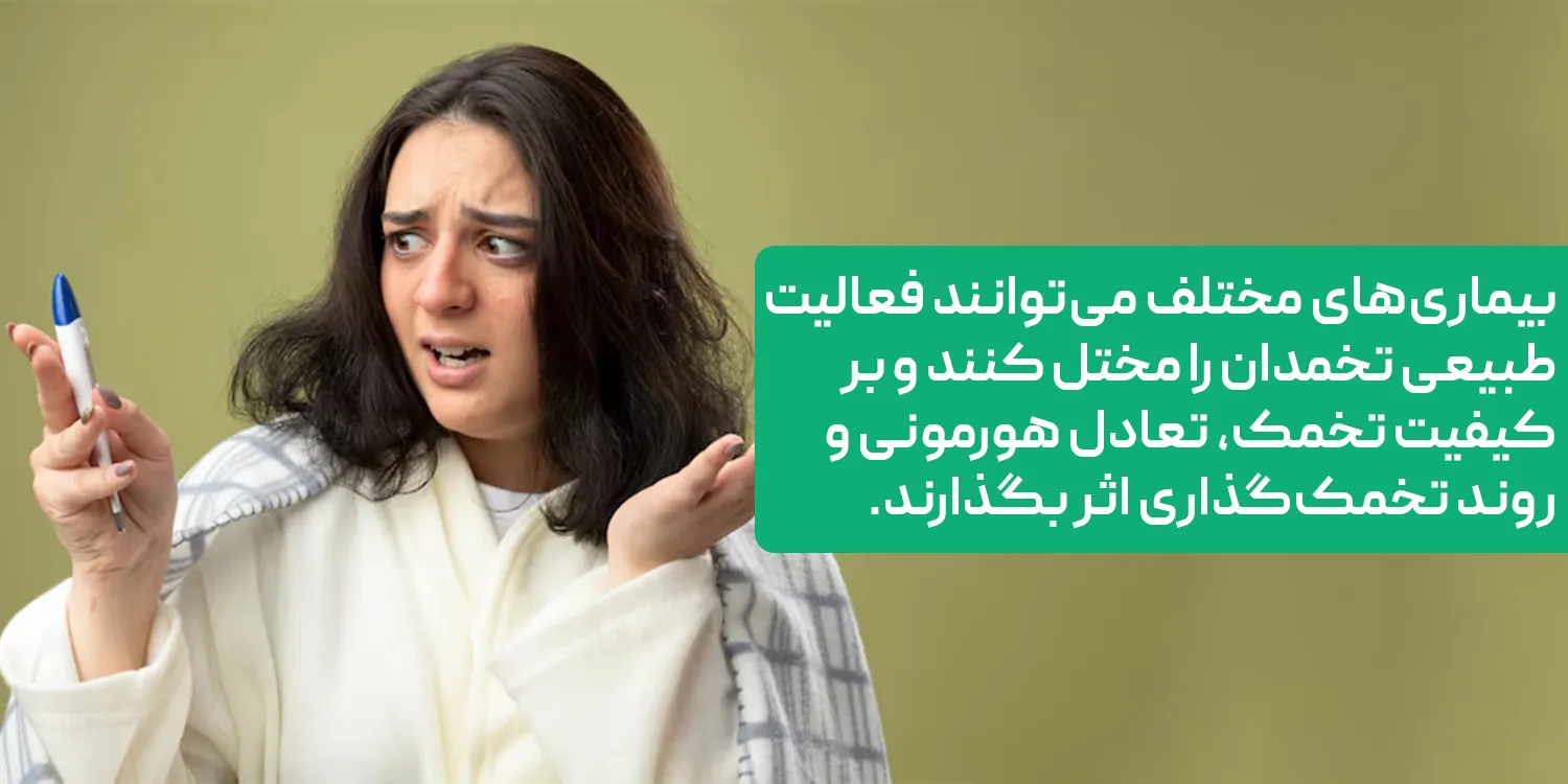  بیماری‌هایی که تخمدان را تهدید می‌کند