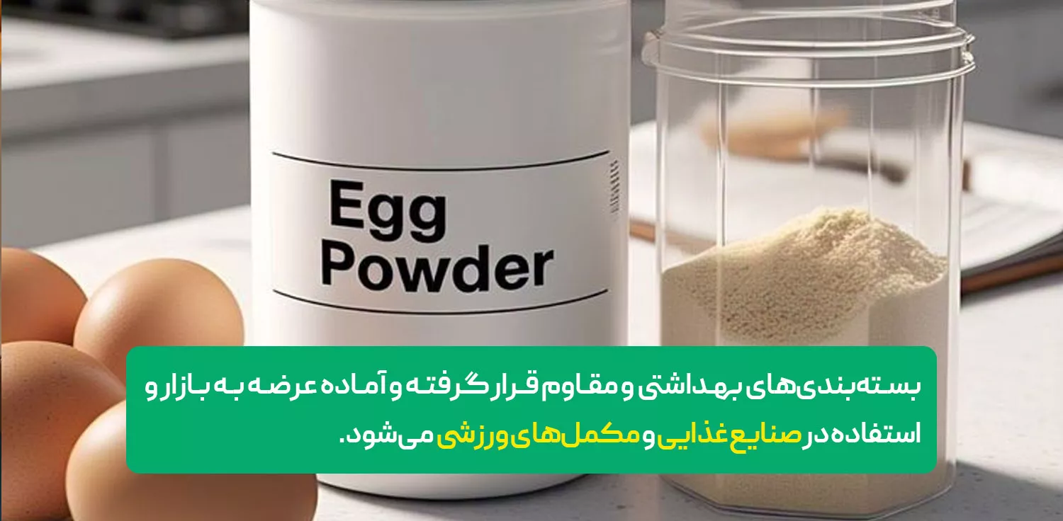 طرز تهیه پودر سفیده تخم‌مرغ