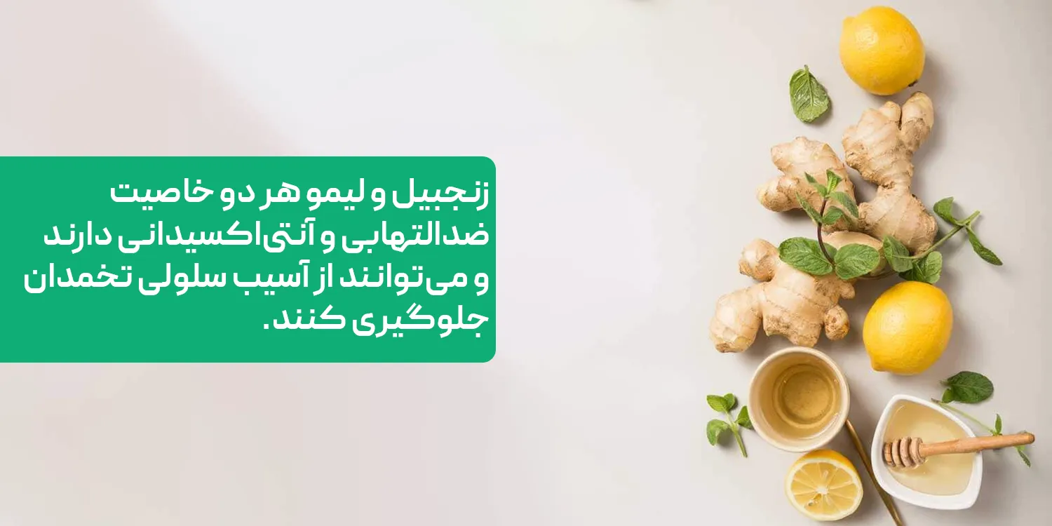 معجون زنجبیل، لیمو و عسل