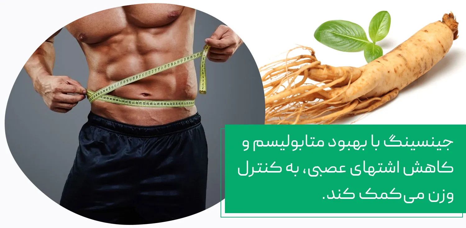 خواص جینسینگ برای لاغری و چاقی