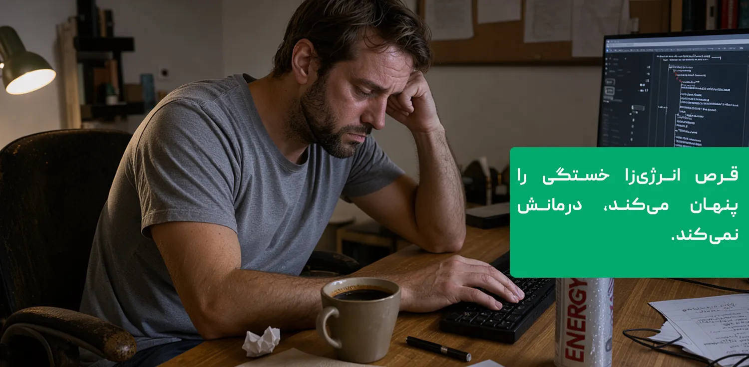 : قرص انرژیزا و کافئین برای خستگی