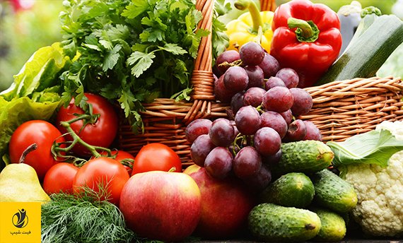 میوه و سبزیجات از اجزای مهم رژیم غذایی دش به حساب می‌آیند و شما باید بقشاب غذایتان را با سبزیجات تازه و سالم پر کنید - ژن سبز