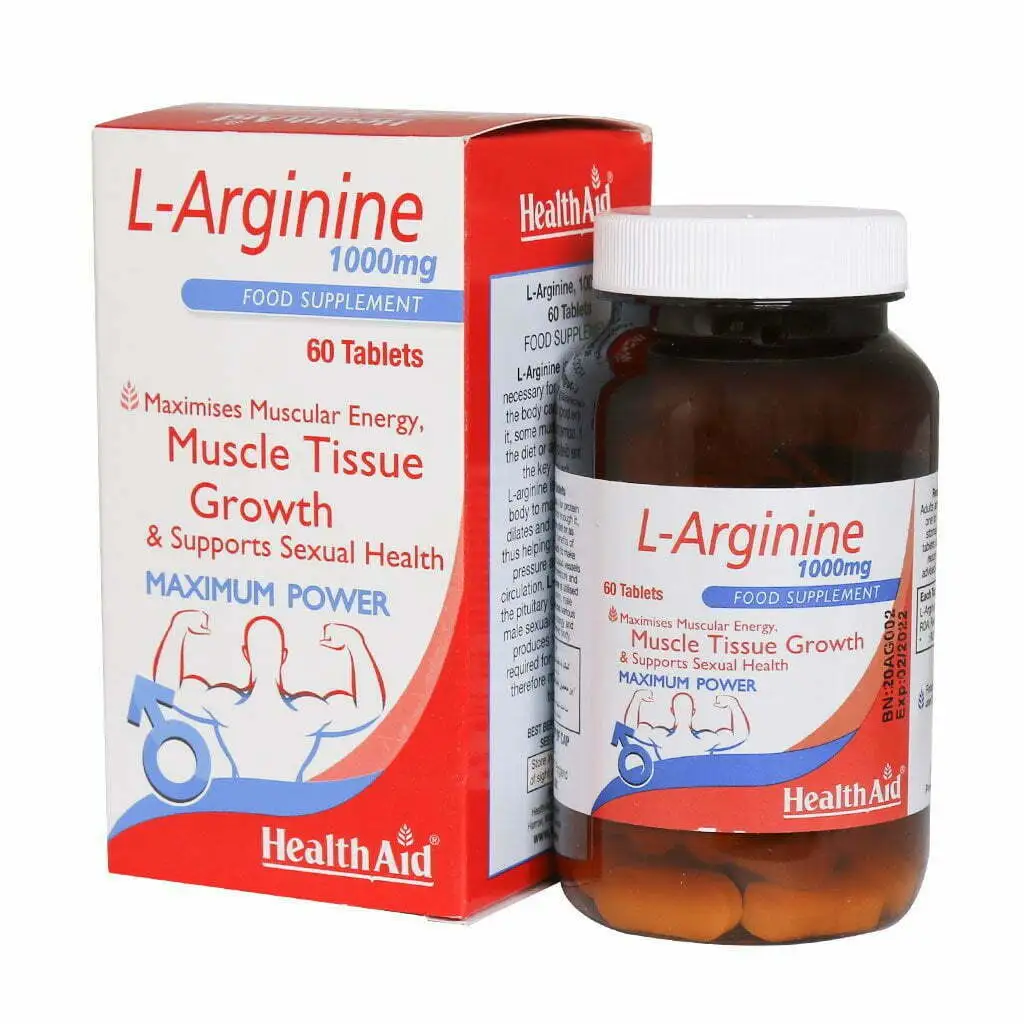 قرص ال آرژنین 1000 میلی گرم هلث اید HEALTH AID