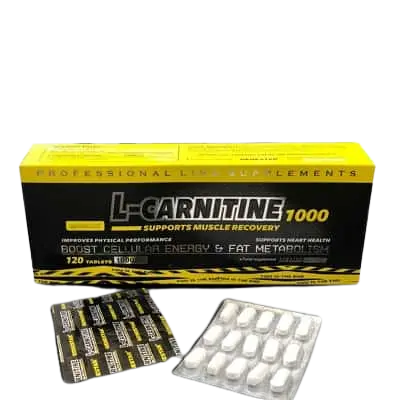 ال کارنتین 120 عددی ژن استار 1000 میلی گرم بیلیستر