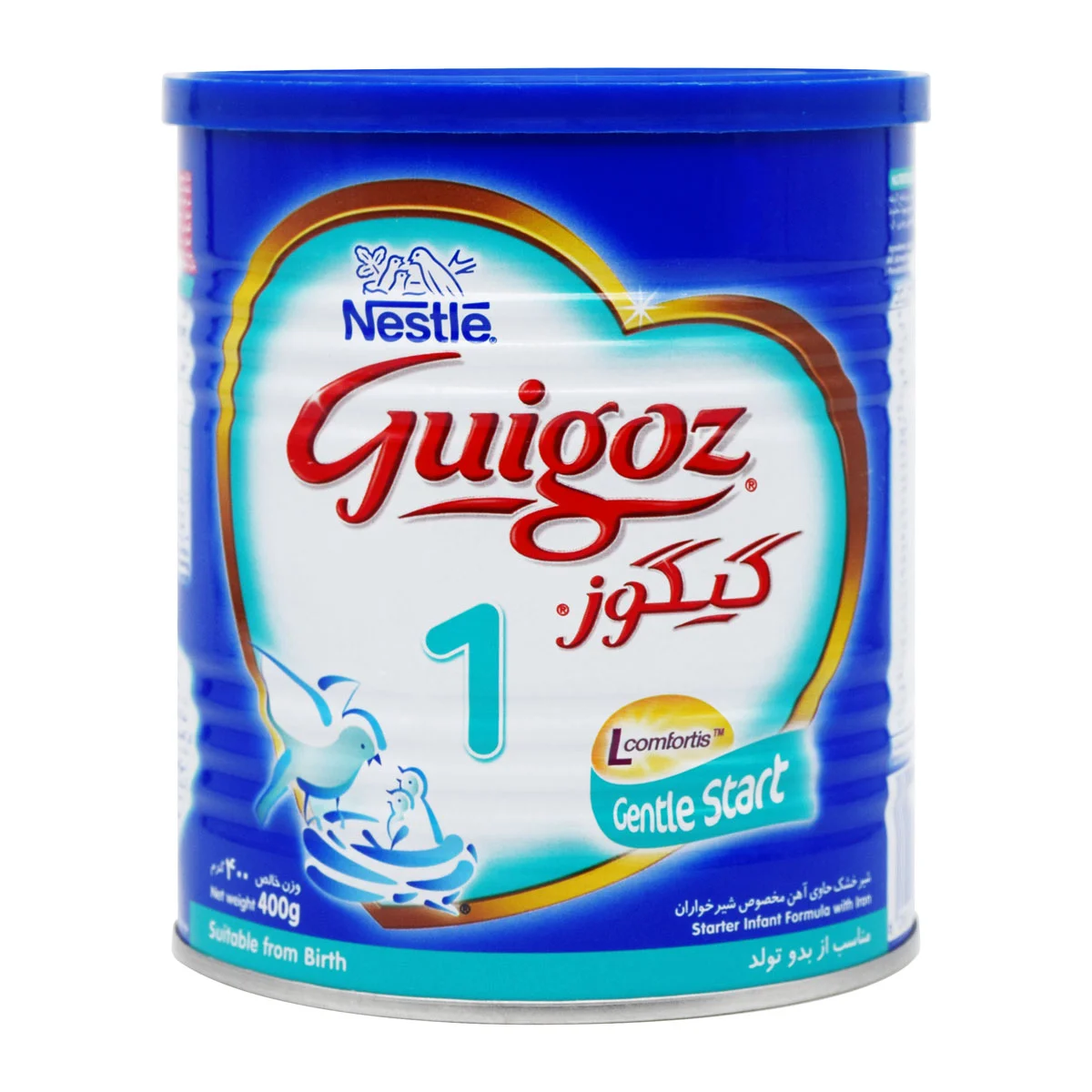 شیر خشک گیگوز ۱ نستله مناسب شیرخواران از بدو تولد تا ۶ ماهگی ۴۰۰ گرم