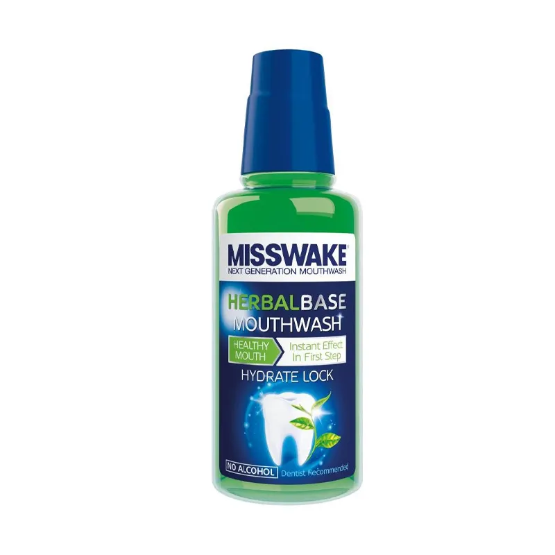 دهان شویه گیاهی میسویک مدل Herbal Base حجم 400 میلی لیتر
