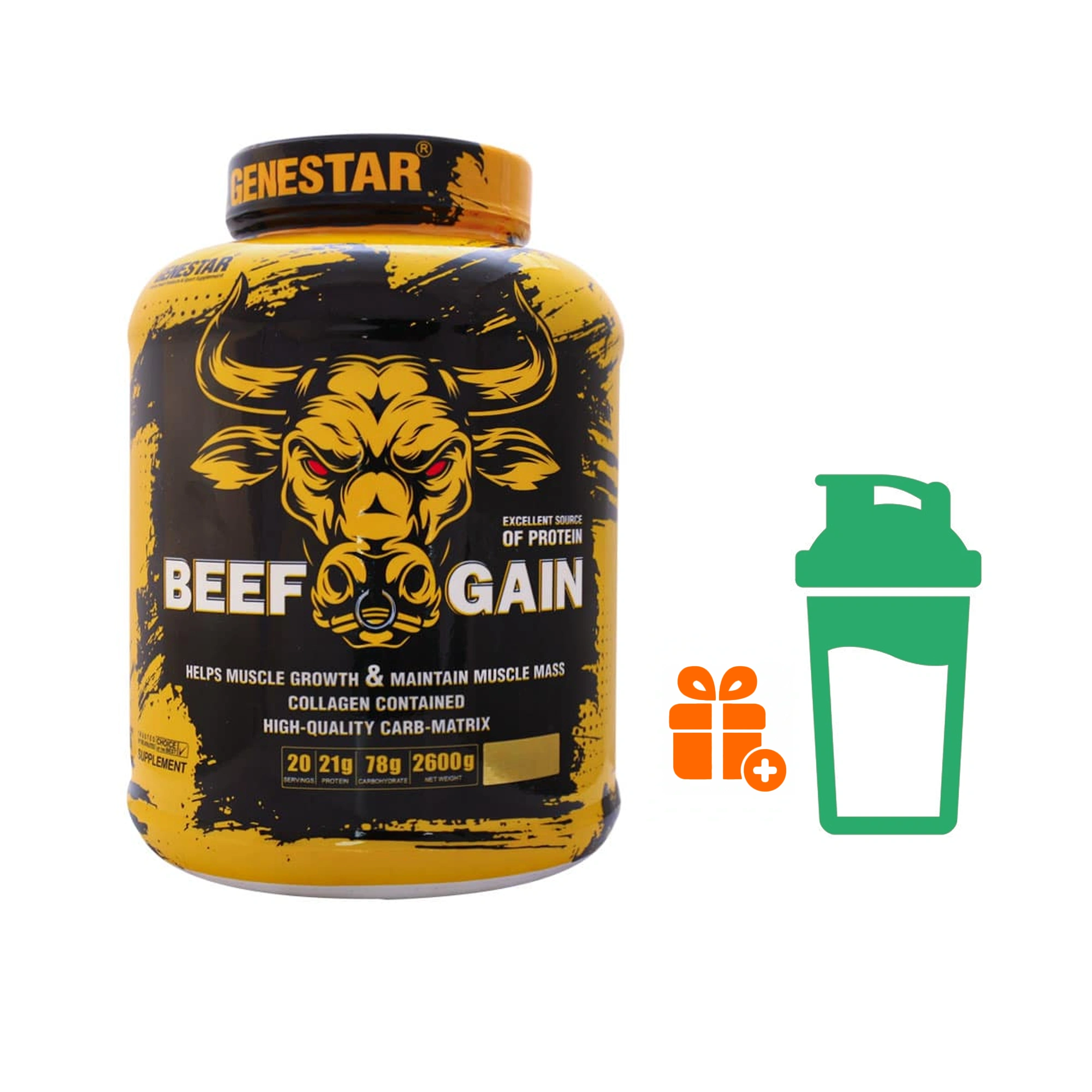 گین بیف ژن استار + هدیه شیکر