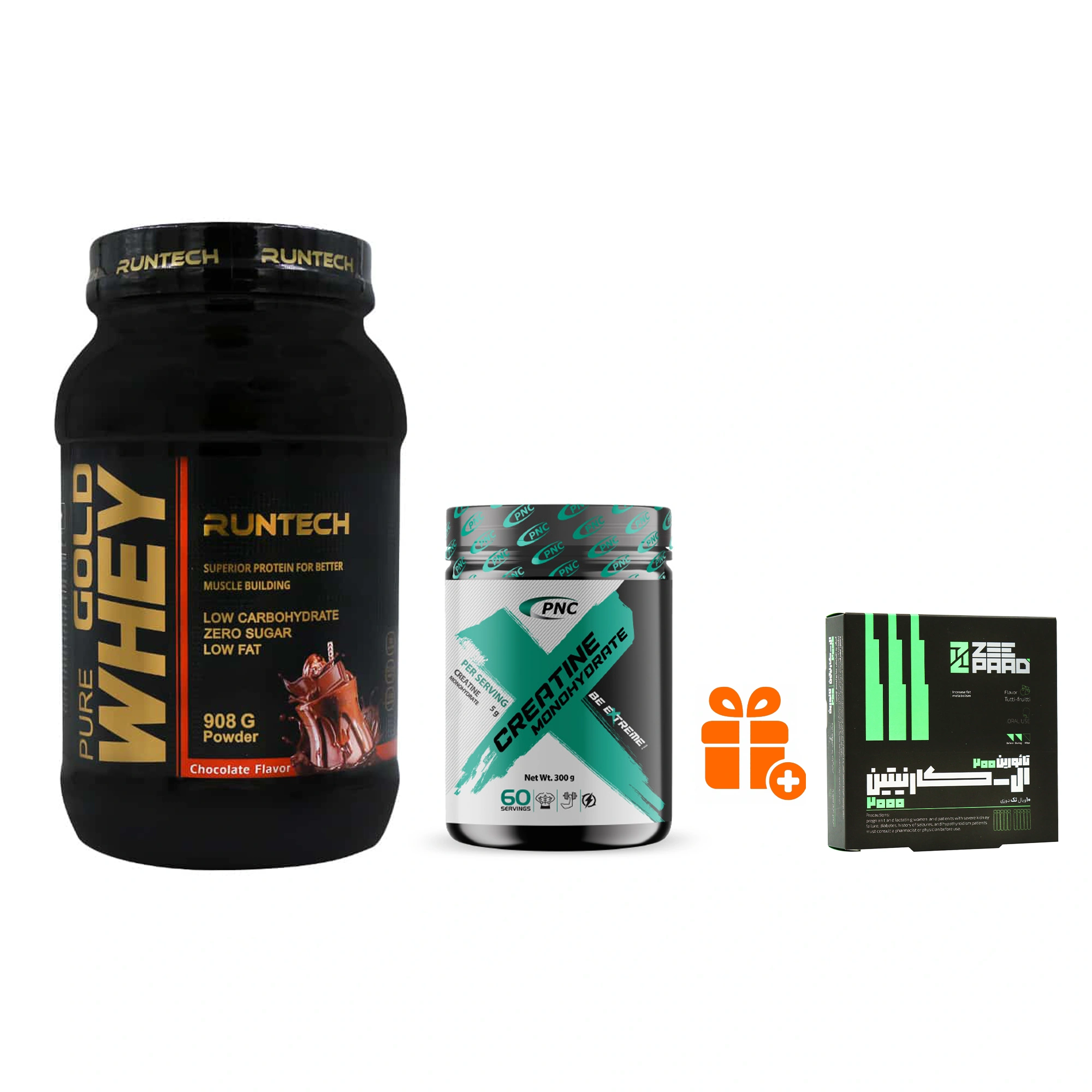 وی 908 رانتک + سوپر کراتین کارن + هدیه ال کارنیتین زی پاد