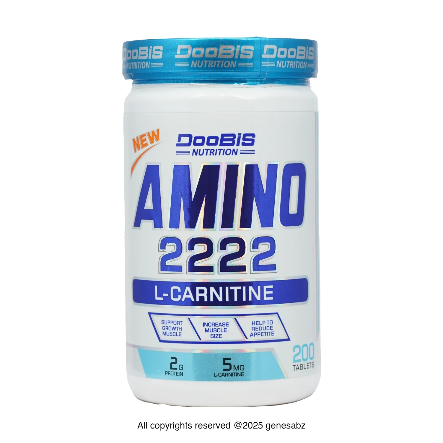 قرص آمینو 2222 و ال کارنیتین دوبیس 200 عددی