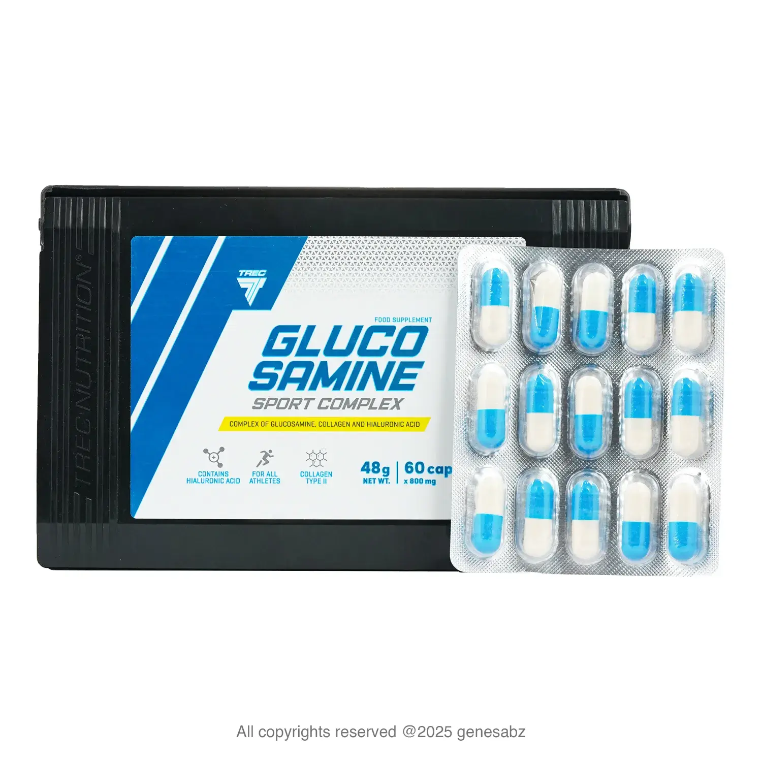 گلوکزامین اسپورت کمپلکس ترک 60 عددی