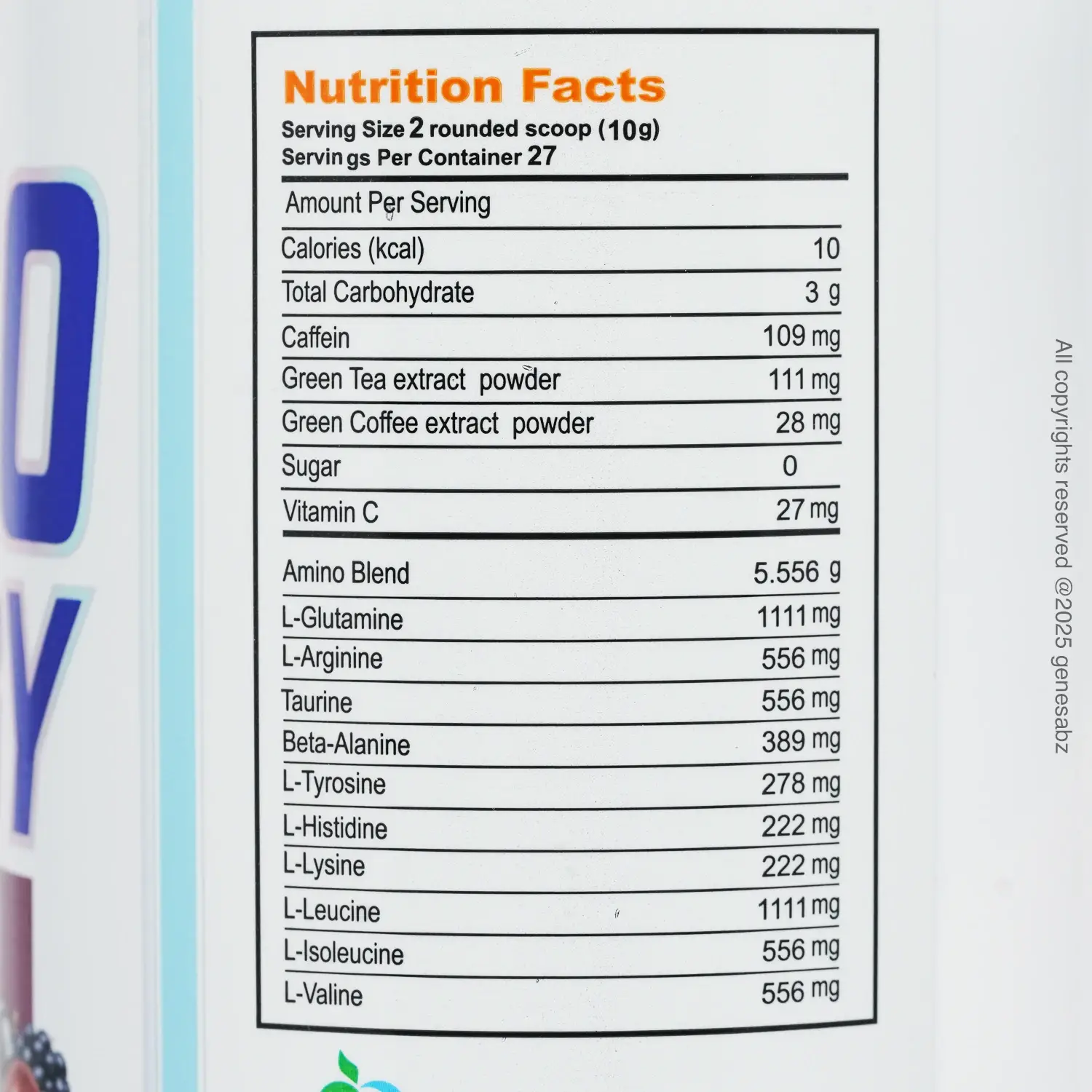 پودر آمینو انرژی دوبیس 270 گرمی 1