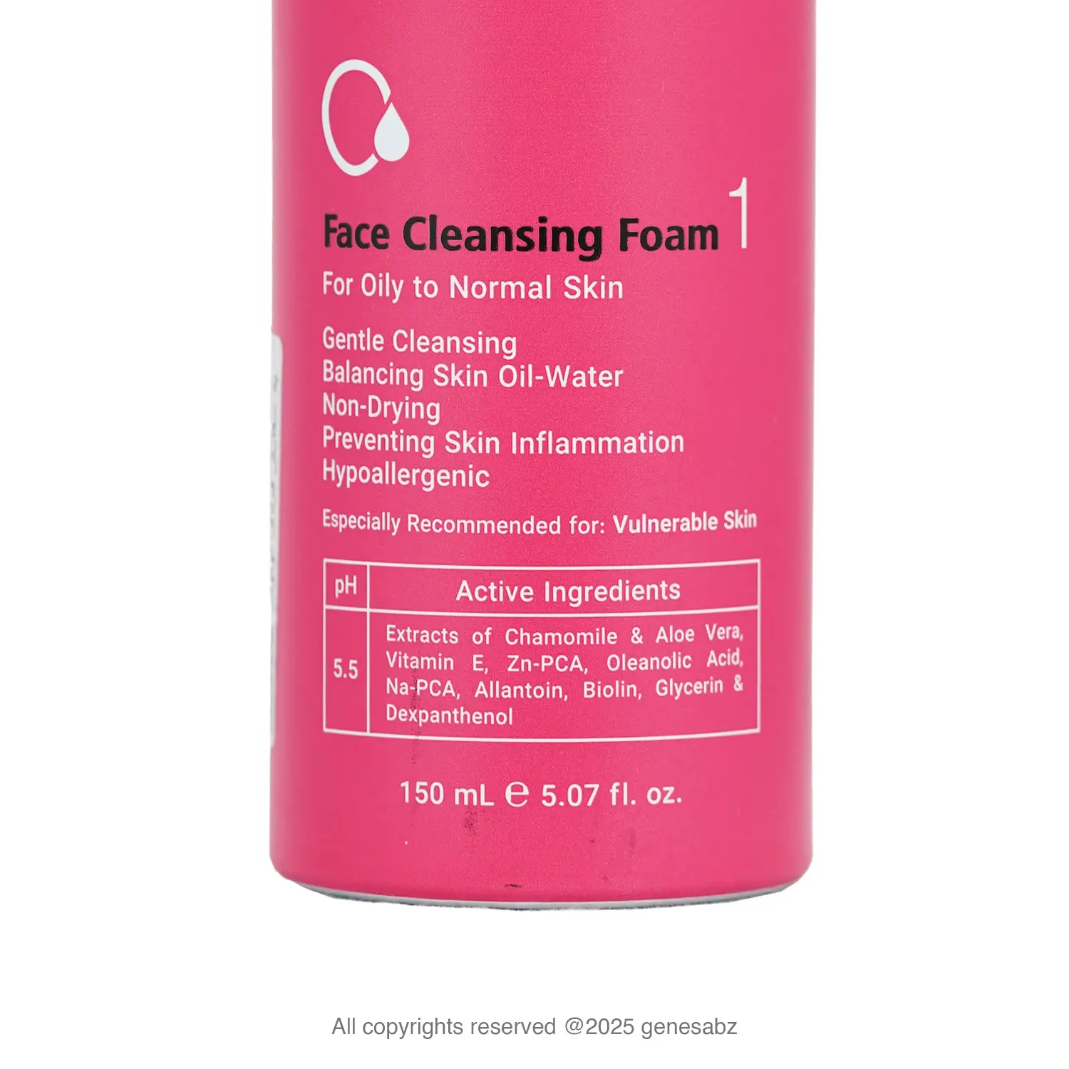 فوم شستشوی صورت لافارر مدل 01 مناسب پوست چرب تا معمولی 1