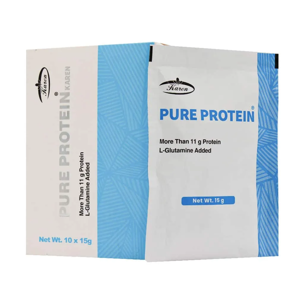 پودر پیور پروتئین ساشه ای کارن بسته 10 عددی