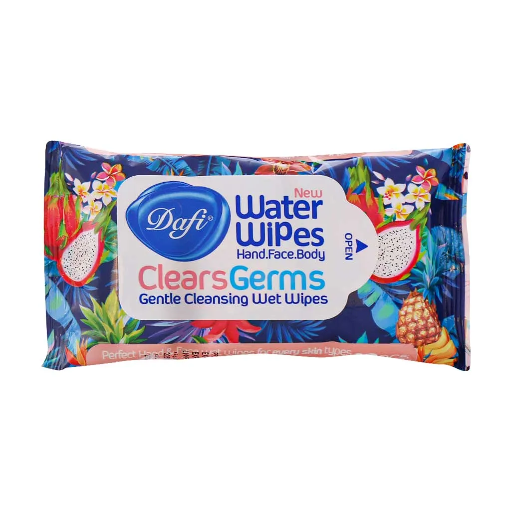 دستمال مرطوب آنتی باکتریال دست و صورت دافی