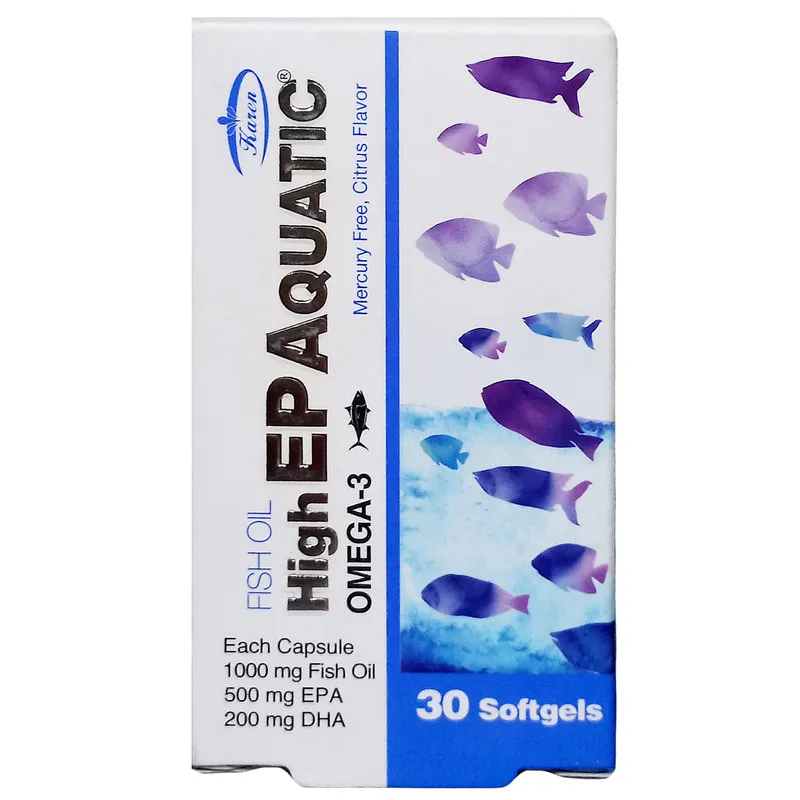 کپسول روغن ماهی حاوی apa بالا آکواتیک کارن