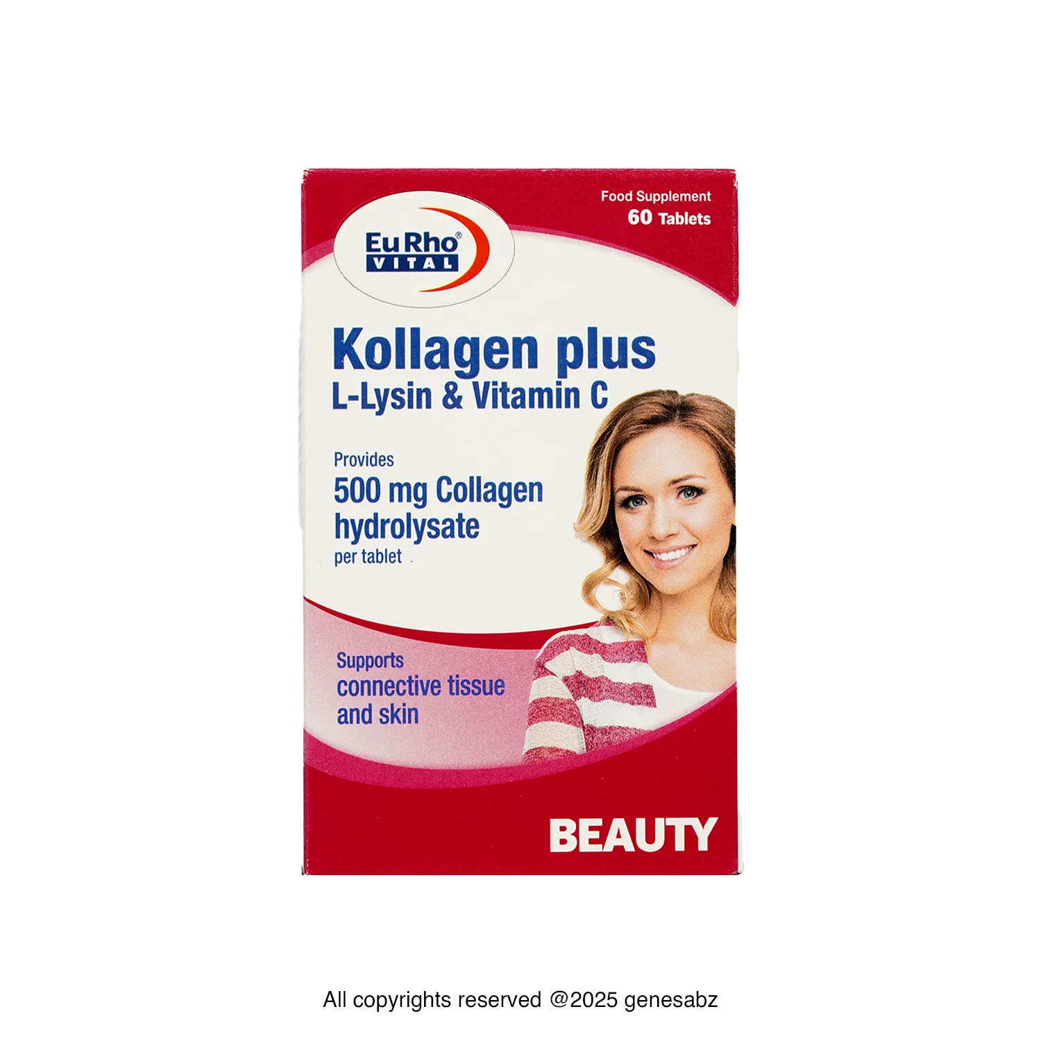 کلاژن پلاس ال لیزین و ویتامین C یوروویتال 2