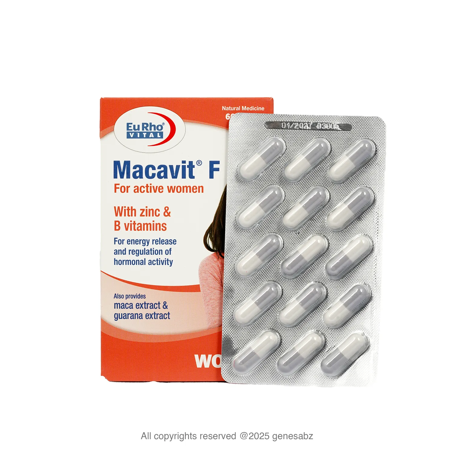 کپسول ماکاویت اف بانوان یوروویتال