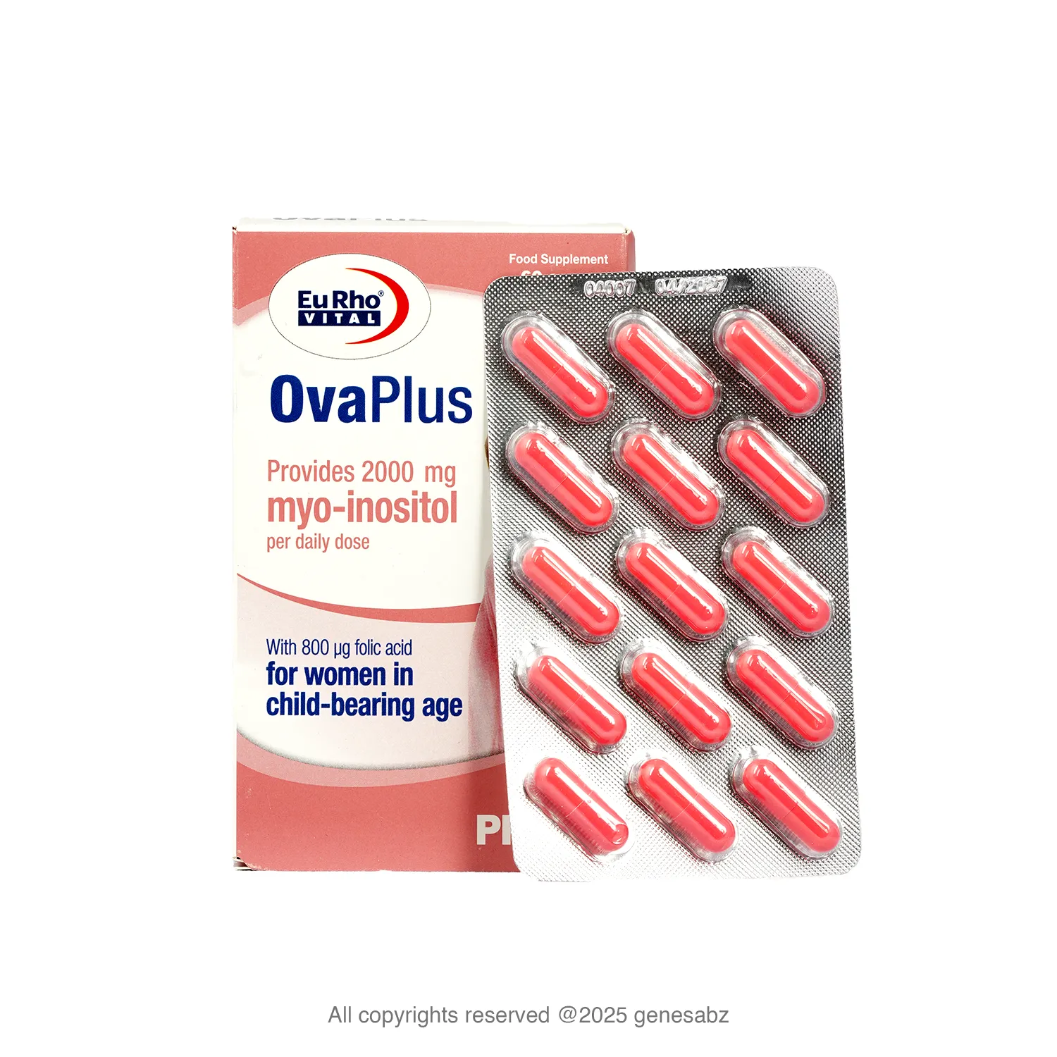 کپسول اوا پلاس یوروویتال 60 عدد