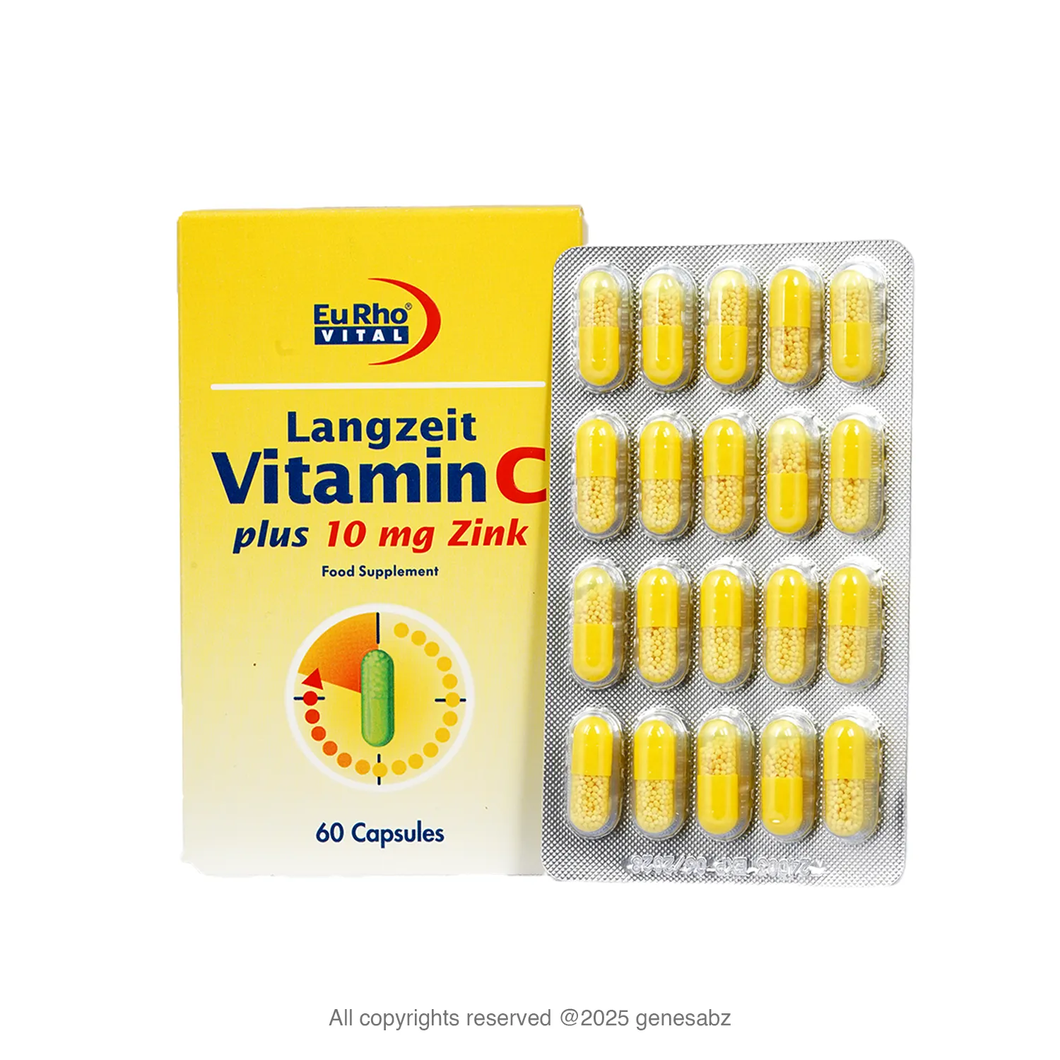 کپسول زینک ویتامین سی یوروویتال