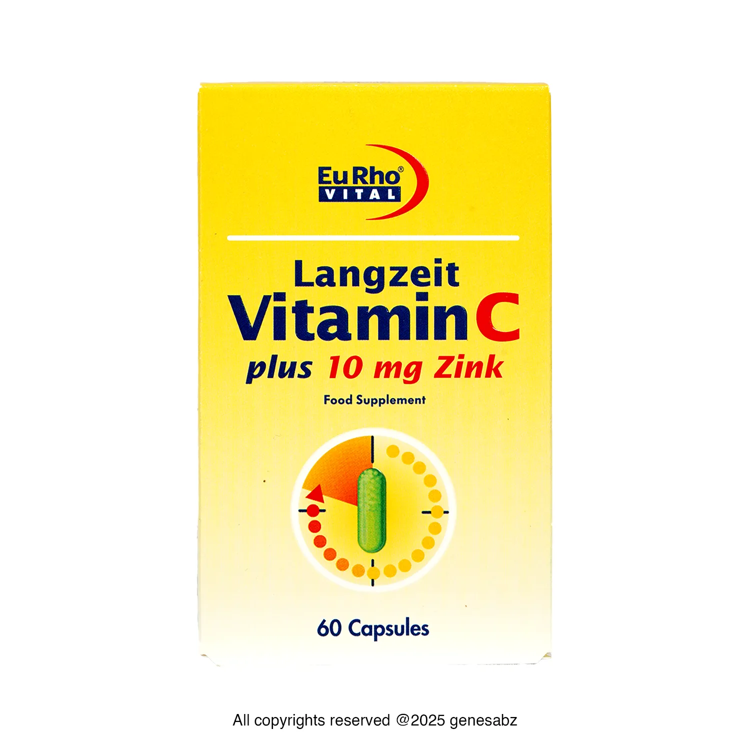 کپسول زینک ویتامین سی یوروویتال 2