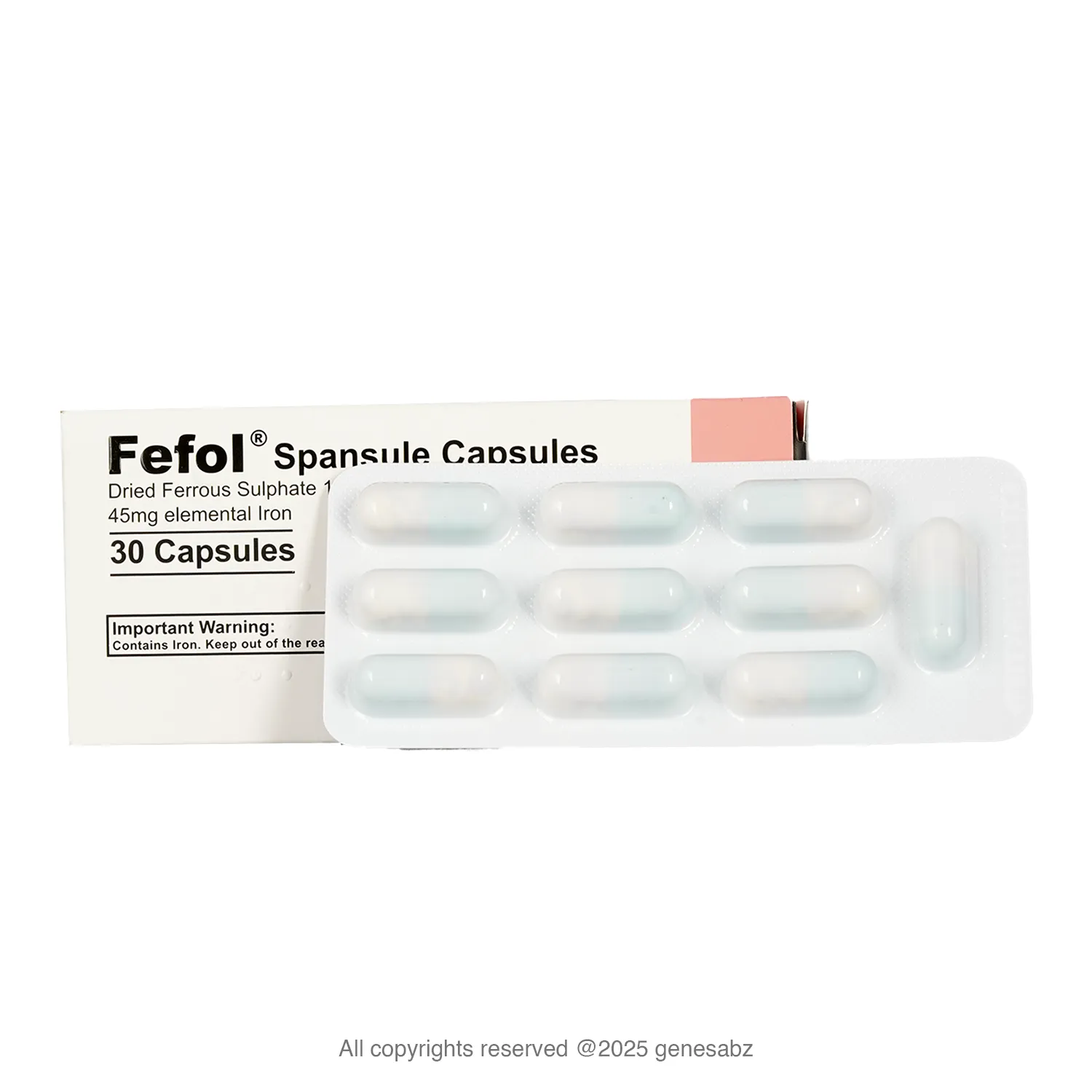 کپسول آهن ففول (فیفول) اینترافارم 0