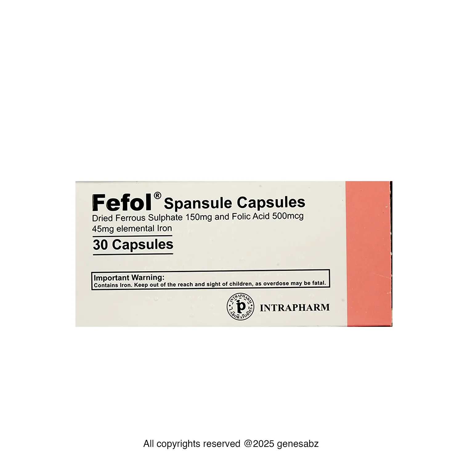 کپسول آهن ففول (فیفول) اینترافارم 2