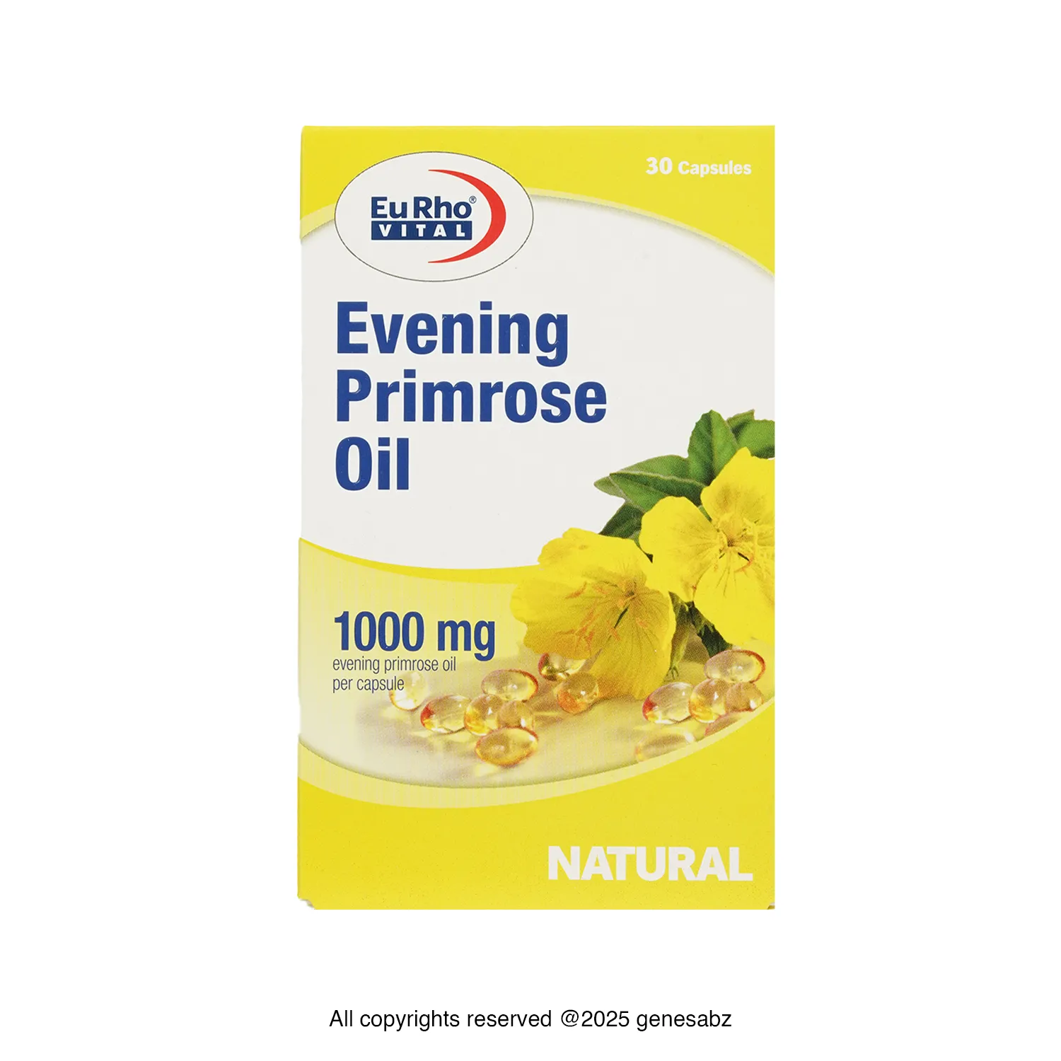 ایوینینگ پرایم رز اویل (روغن گل مغربی) 1000 میلی گرم یوروویتال 2