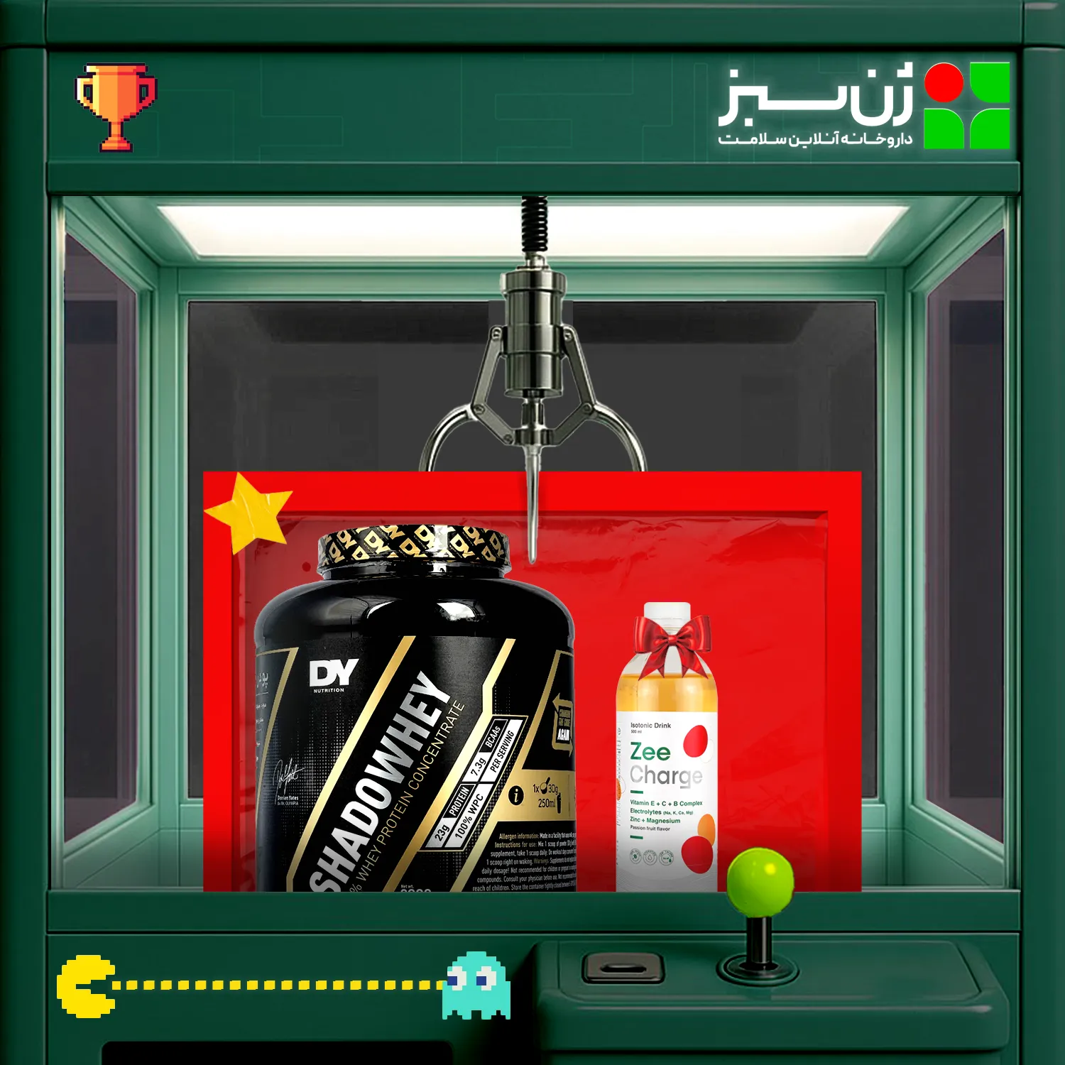 پروتئین وی شادو وی دوریان یتس (دی وای | DY) + هدیه: نوشیدنی ایزوتونیک زی شارژ