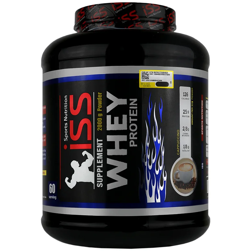 پروتئین وی 2000 گرمی آی اس اس کاپوچینو + هدیه: شیکر 0