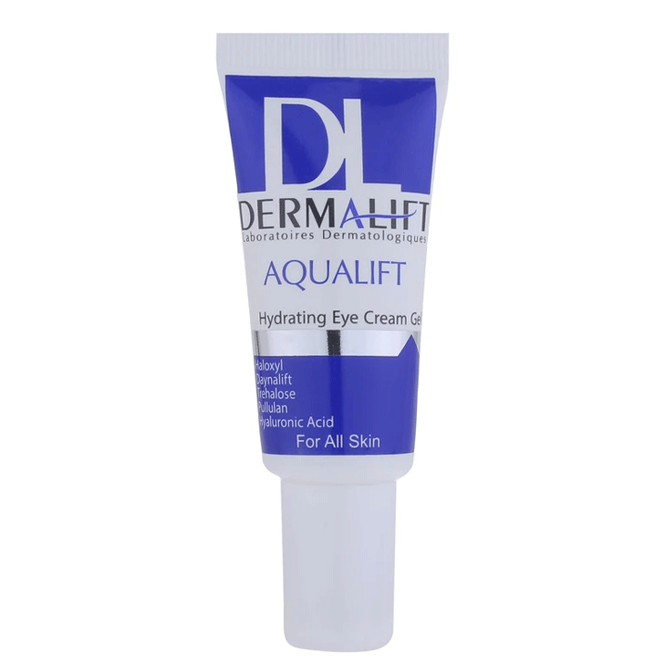 کرم ژل آبرسان دور چشم درمالیفت مدل Aqualift مناسب انواع پوست حجم 20 میلی لیتر