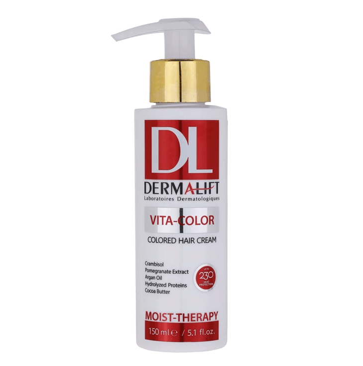 کرم مو درمالیفت مدل VITA COLOR مناسب موهای رنگ شده حجم 150 میلی لیتر