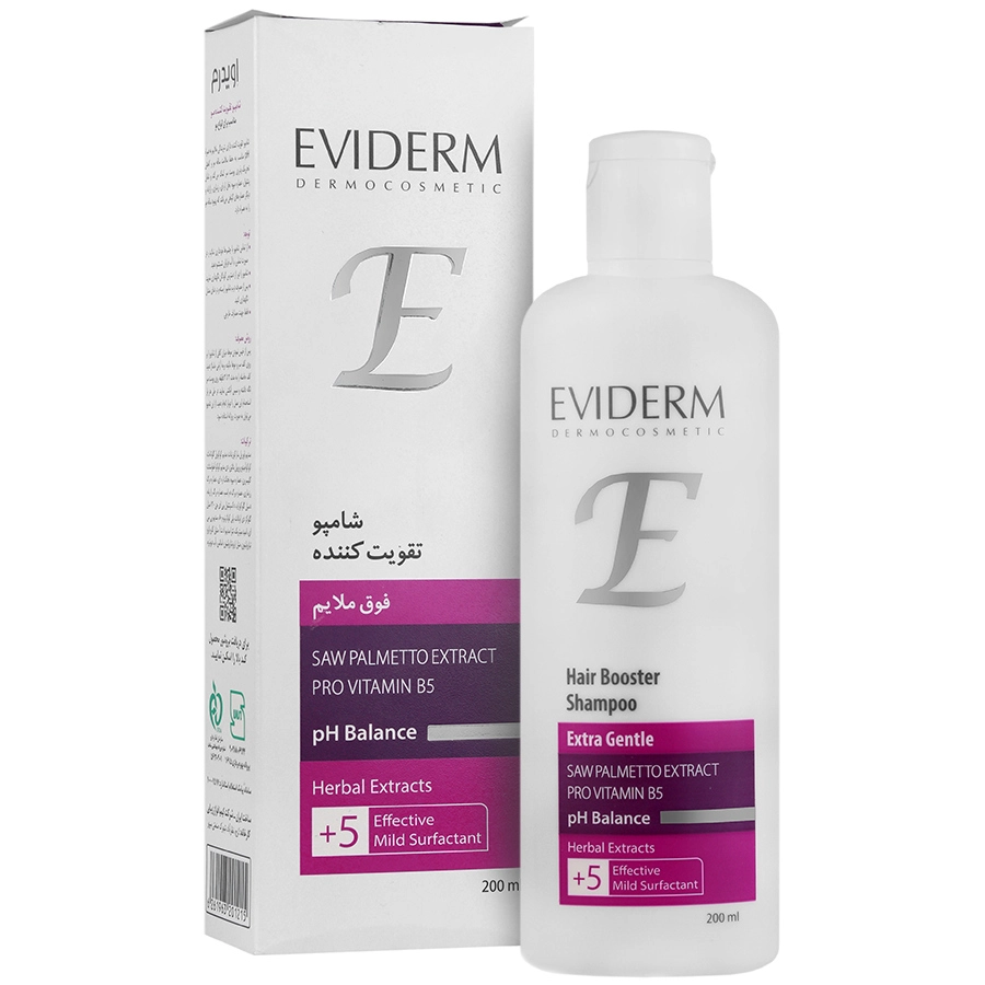 شامپو فاقد سولفات تقویت کننده مو اویدرم 200 میلی لیتر 