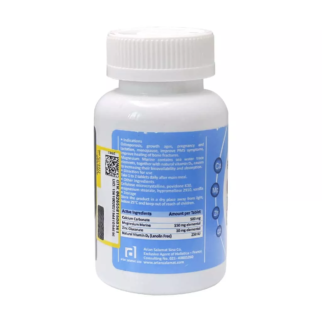 قرص کلسی پاور هولیستیکا بسته 90 عددی 1