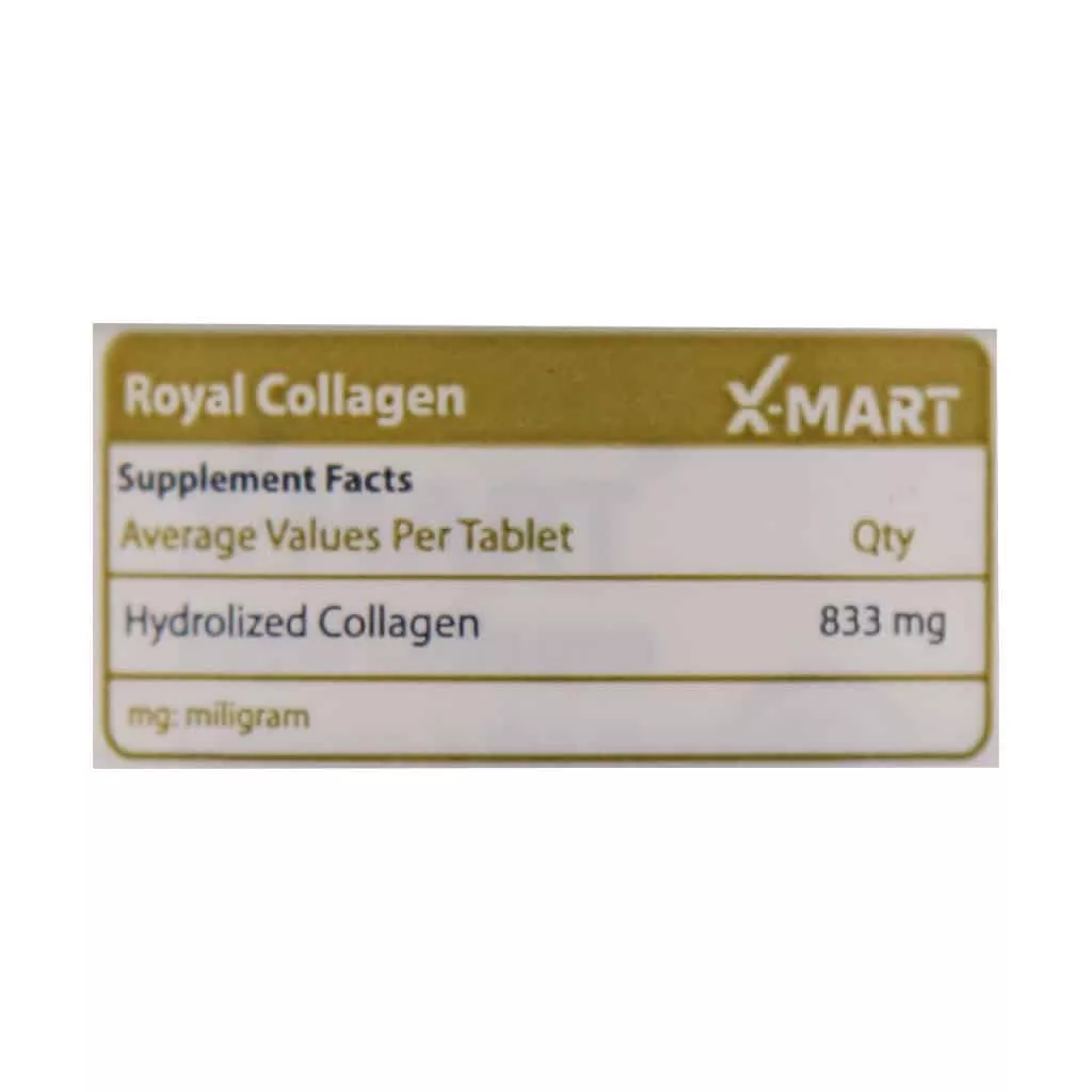 قرص رویال کلاژن ایکس مارت بسته 60 عددی 1