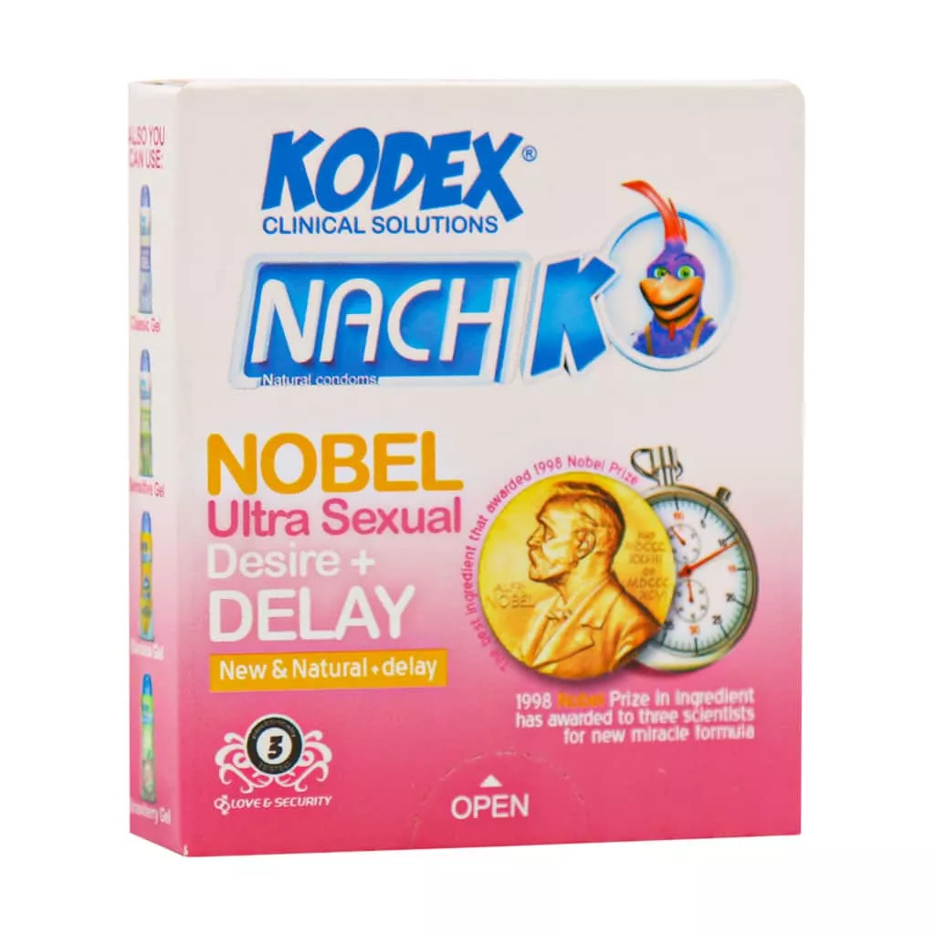 کاندوم تاخیری نوبل کدکس بسته 3 عددی