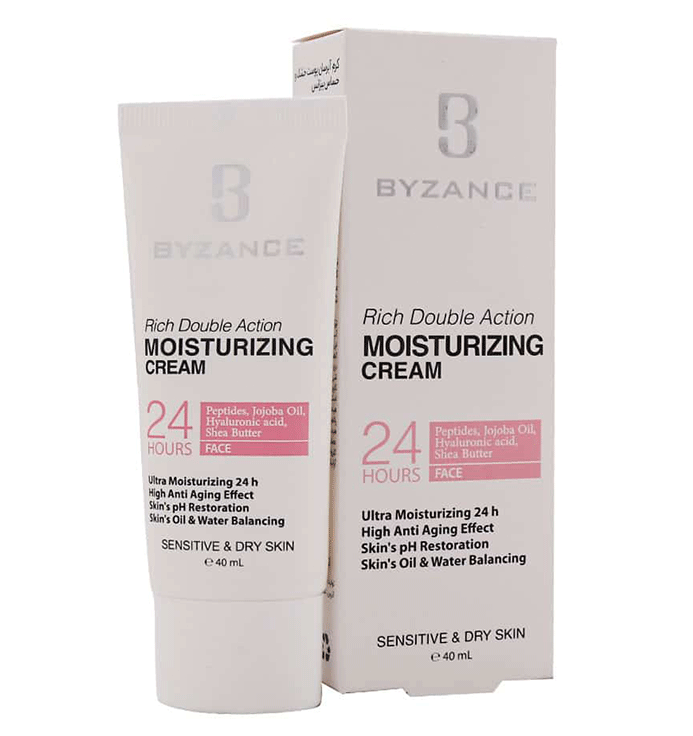 کرم آبرسان بیزانس مناسب پوست خشک و حساس حجم 40 میلی لیتر 0