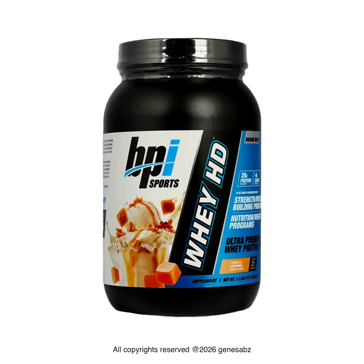 پودر پروتئین وی اچ دی بی پی آی اسپورت وزن 777 گرم