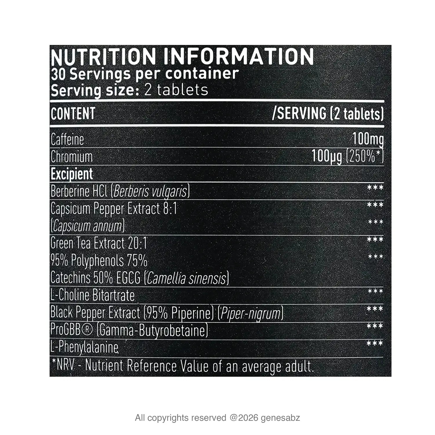قرص فت برنر بلک بمب دوریان یتس (دی وای | DY) بسته 60 عددی 2