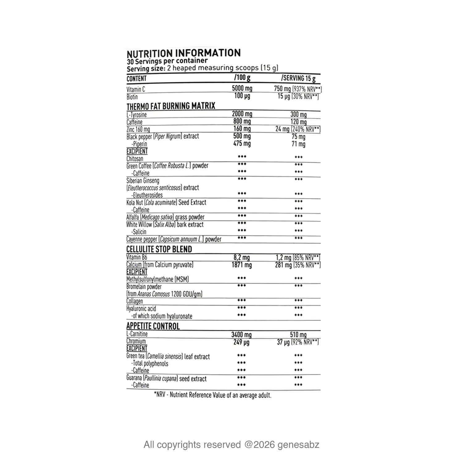پودر اسلندر انتی سلولیت و فت برنر دوریان یتس (دی وای | DY) 450 گرمی 2