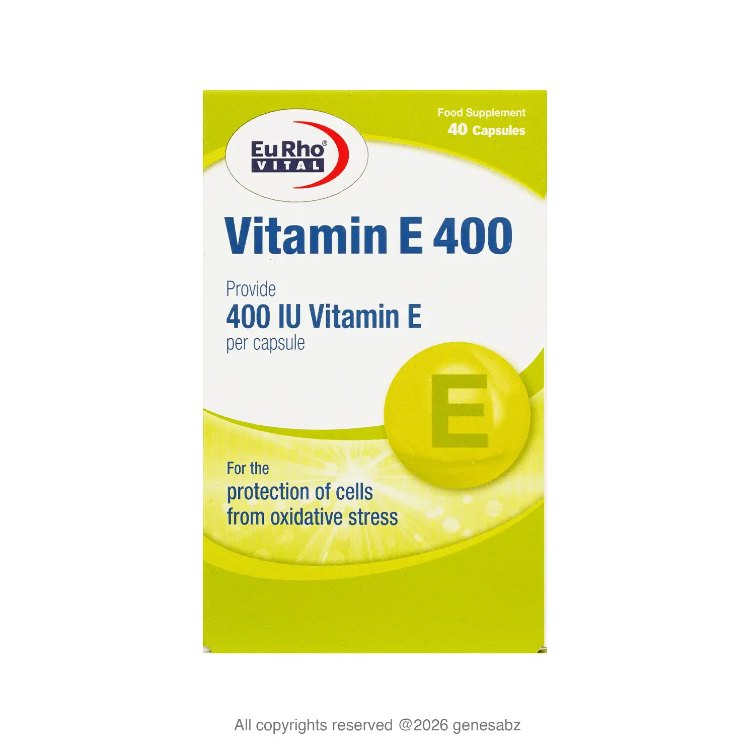 کپسول نرم ویتامین ای 400 یوروویتال 1