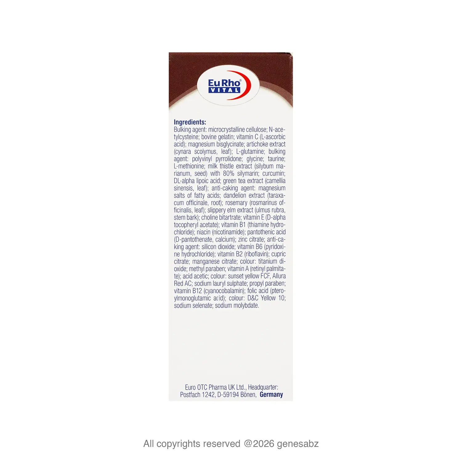 کپسول لیورویت یوروویتال 3