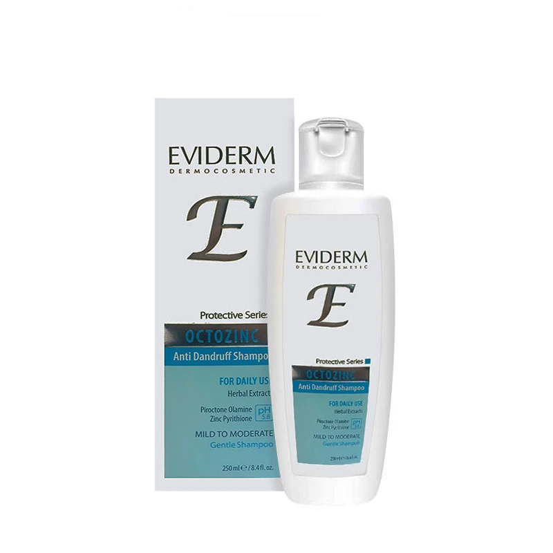 شامپو ضد شوره اویدرم مدل اکتوزینک روزانه حجم 250 میلی لیتر 0