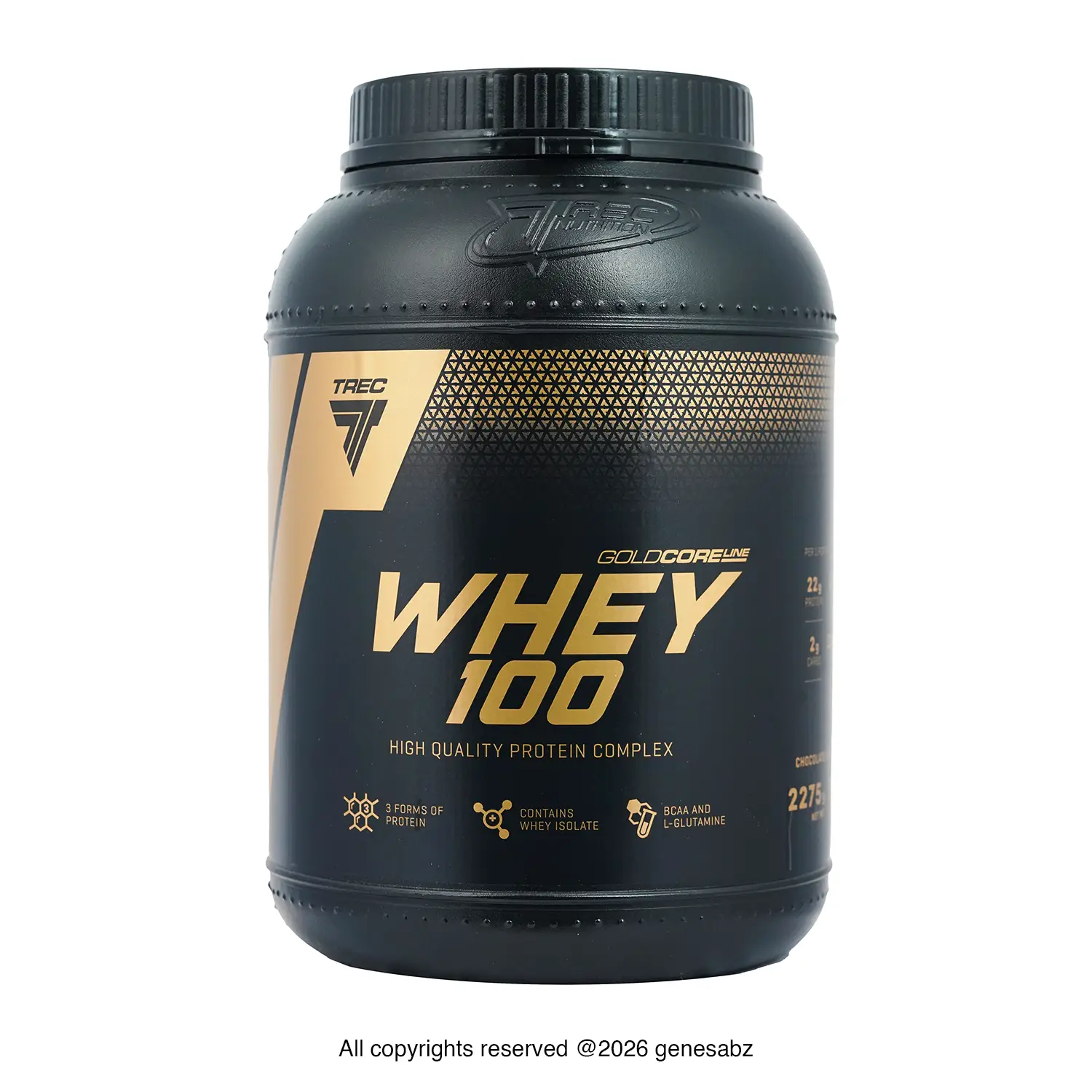 پودر پروتئین وی 100 گلد کر لاین ترک نوتریشن 2275 گرم