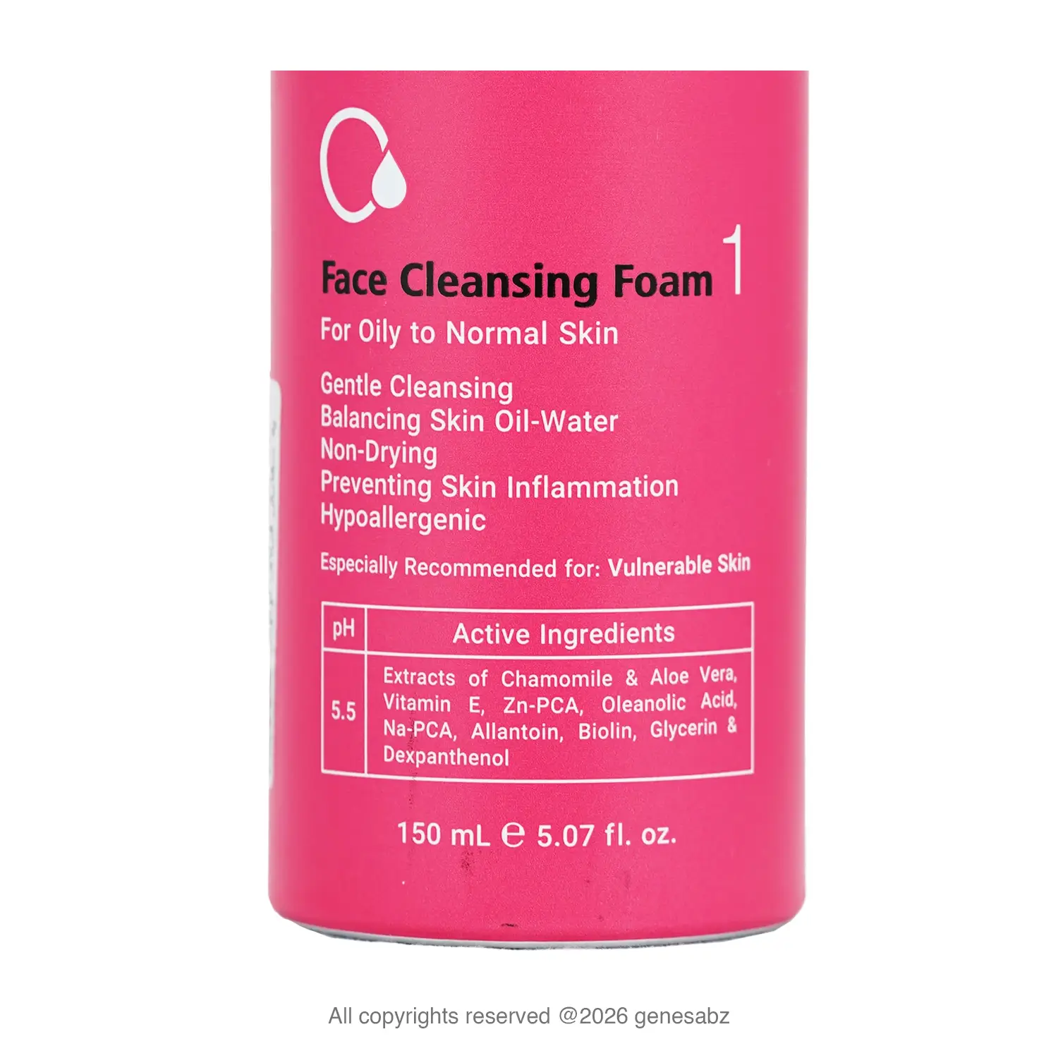 فوم شستشوی صورت لافارر مدل 01 مناسب پوست چرب تا معمولی 1