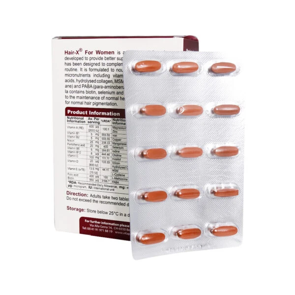 قرص هیر ایکس بانوان ویواتیون بسته 60 عددی 0