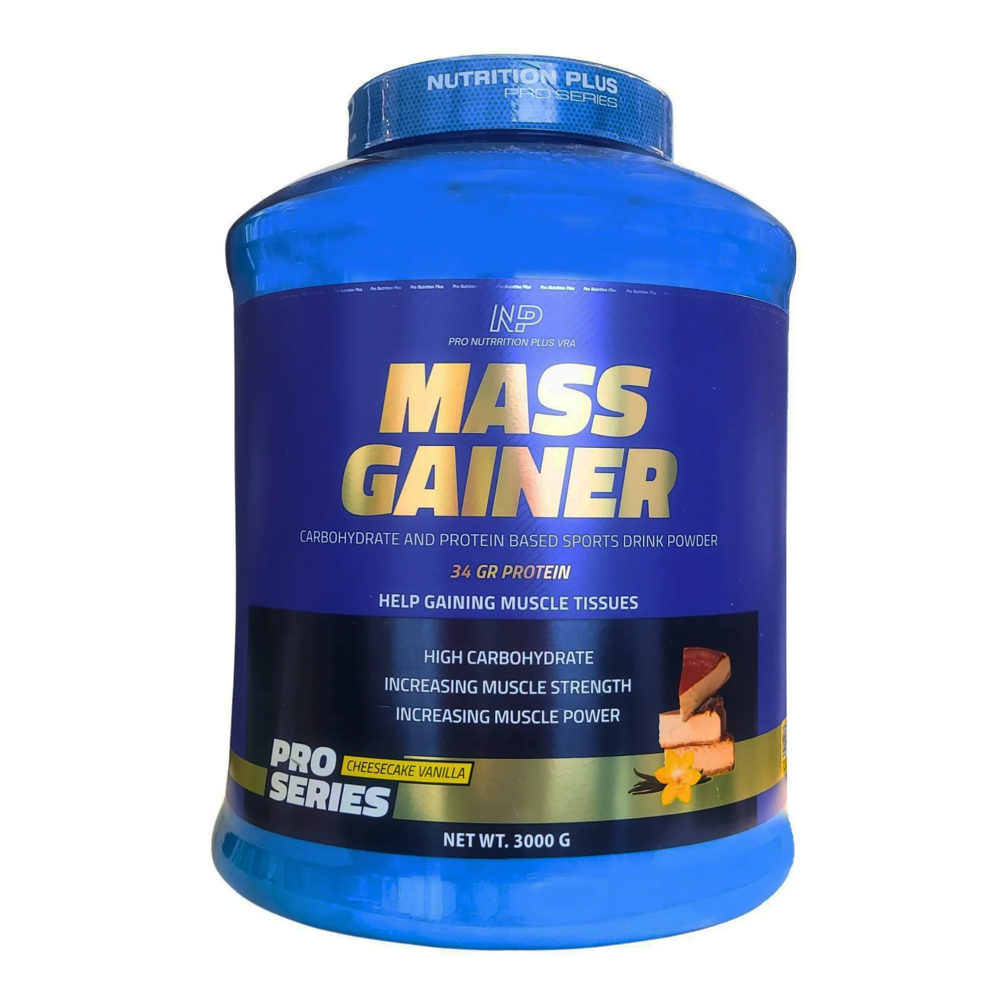 پودر مس گینر نوتریشن پلاس وزن 3 کیلوگرم