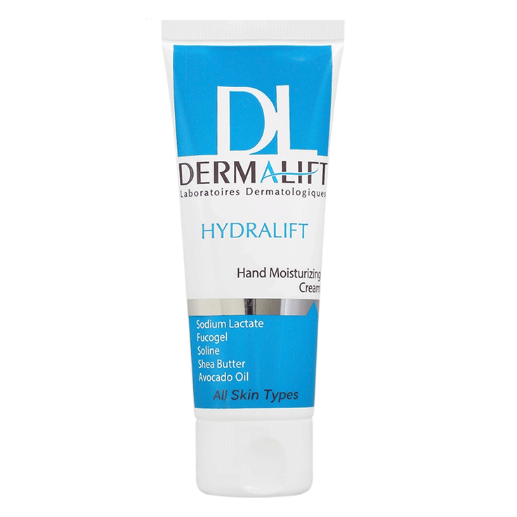 کرم مرطوب کننده دست درمالیفت مدل هیدرالیفت مناسب انواع پوست حجم 75 میلی لیتر