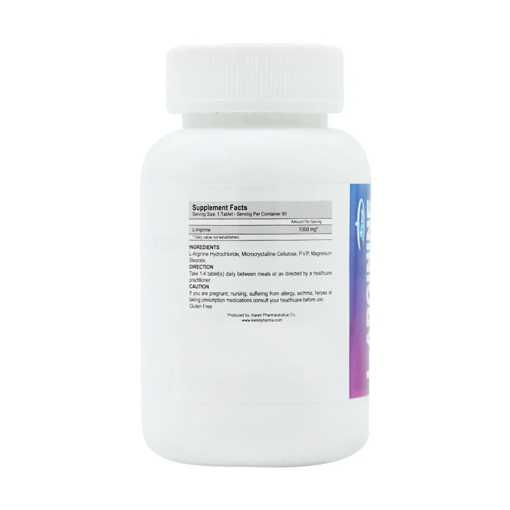 قرص ال آرژنین 1000 میلی گرم کارن بسته 90 عددی 0